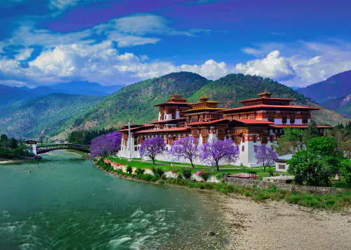 Punakha Valley in spring